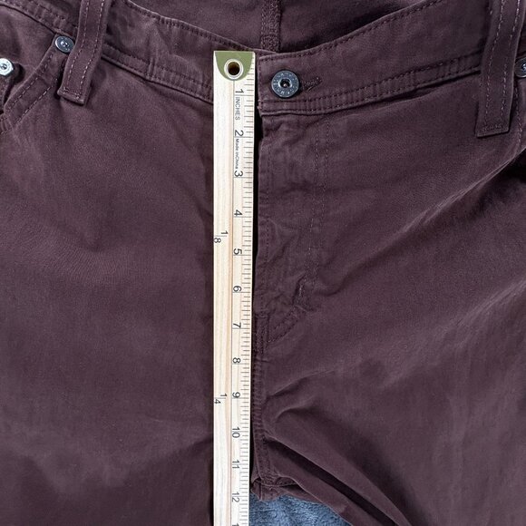 AG Adriano Goldschmied Graduate Pants Men 40x26 Brown Tailored Leg Casual Dress - Picture 10 of 11